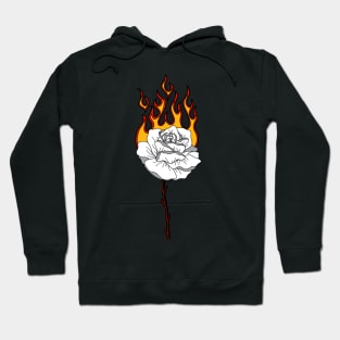 Burning Rose Hoodie